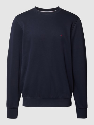 Tommy Hilfiger Strickpullover mit Label-Stitching Marine 2