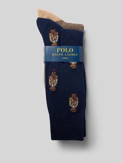 Polo Ralph Lauren Underwear Socken mit elastischem Bund im 2er-Pack Dunkelblau 3