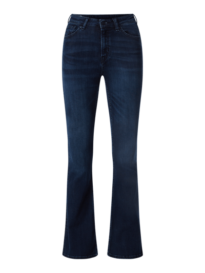 KINGS OF INDIGO Flared high rise jeans met stretch, model 'Marie'   Blauw - 1