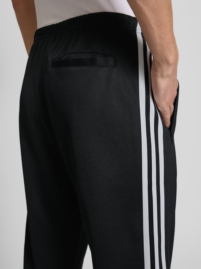 adidas Originals Trainingshose mit Längsnähten und elastischem Bund Black 3