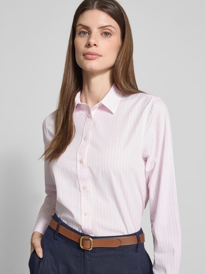 Gant Regular fit overhemdblouse van puur katoen met logostitching Lichtroze - 3