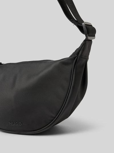 HUGO Umhängetasche mit Label-Applikation Modell 'BELL' Black 3