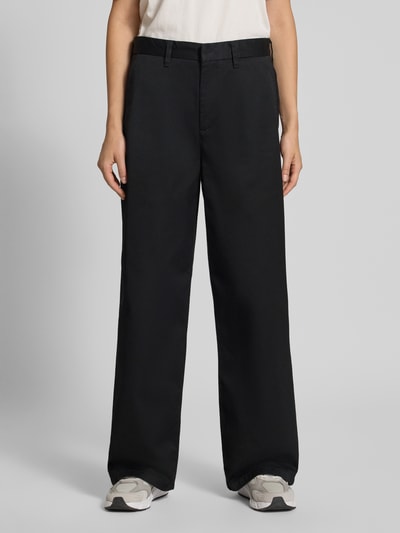 Carhartt Work In Progress straight fit broek met ritssluiting model 'Omak' Zwart - 4