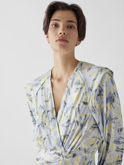 Iro Midikleid mit Allover-Muster Lila 6