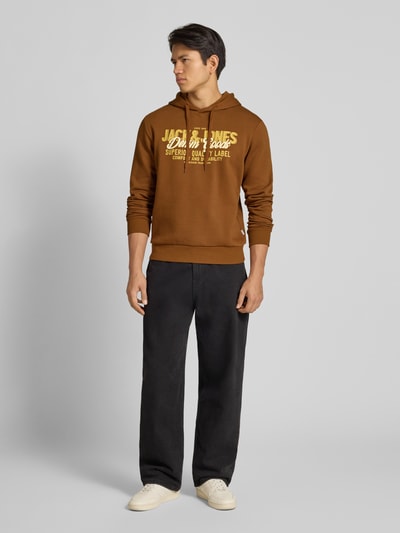 Jack & Jones Hoodie mit Kapuze Beige 1