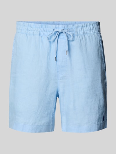 Polo Ralph Lauren Classic Fit Shorts mit Logo-Stitching Hellblau 2