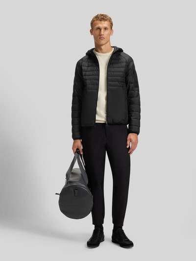 BOSS Green Regular Fit Steppjacke mit Reißverschlusstaschen Modell 'URBANEX' Black 1