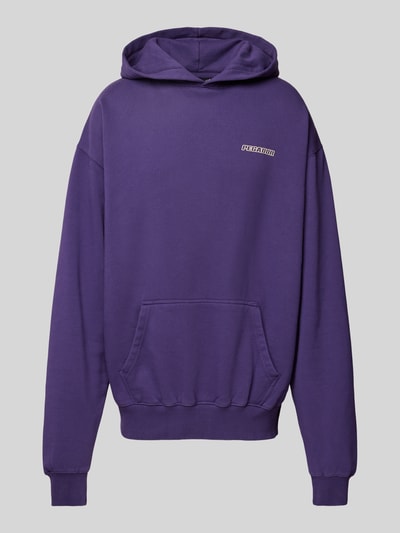 Pegador Oversized Hoodie mit Känguru-Tasche Lila 1