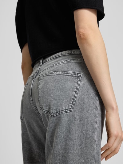 s.Oliver RED LABEL Wide leg jeans van katoenmix, model SURI' Antraciet - 3