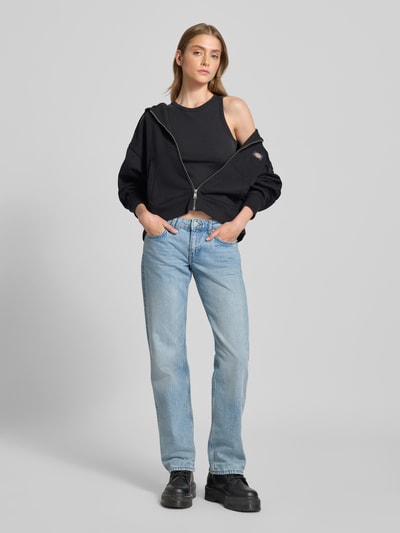 WEEKDAY Jeansy z prostą nogawką z czystej bawełny model ‘Arrow’ Jasnoniebieski melanż 1