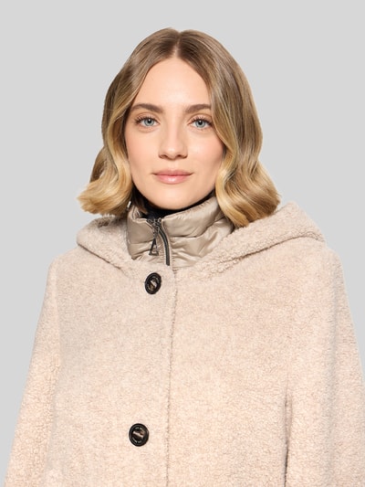Gil Bret Regular Fit Teddyjacke aus Woll-Mix Sand 3