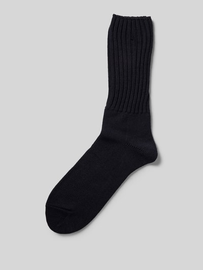 Falke Sokken met ribboord, model 'Nelson' Marineblauw - 1