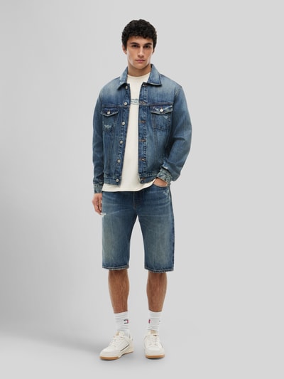 Tommy Jeans Kurtka jeansowa o kroju regular fit z mieszanka bawełny Ciemnoniebieski 1