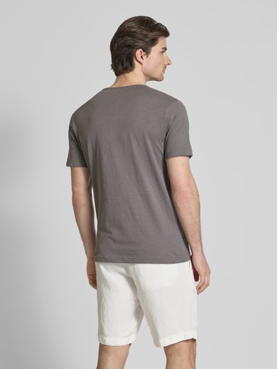 Lerros T-Shirt mit Serafino-Ausschnitt Oliv 5