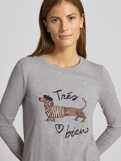 Weekend Max Mara Regular fit shirt met lange mouwen van katoenmix, model 'RENOIR' Lichtgrijs - 3