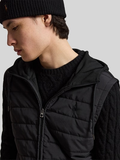 Polo Ralph Lauren Sweatjack met gewatteerd voorpand Zwart - 3