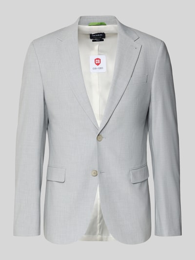 MCNEAL Slim Fit 2-Knopf-Sakko mit Viskose-Anteil Hellgrau 2