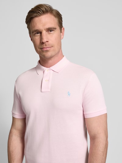 Polo Ralph Lauren Poloshirt mit Label-Stitching Rosa 3