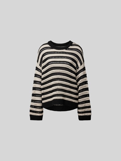 Juvia Pullover in Strick-Optik Black 2