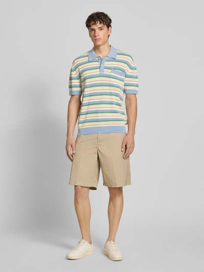 Pepe Jeans Regular fit gebreid shirt met polokraag Lichtblauw - 1