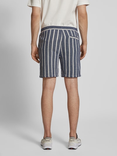 Jack & Jones Regular Fit Shorts mit Strukturmuster Modell 'JAIDEN COBA' Marine 5