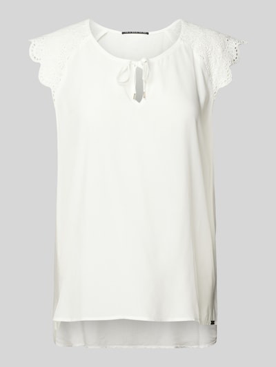 QS Blouseshirt met strikdetail Offwhite - 2