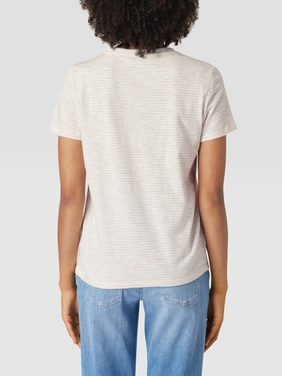 Tom Tailor T-Shirt mit Streifenmuster Offwhite 5