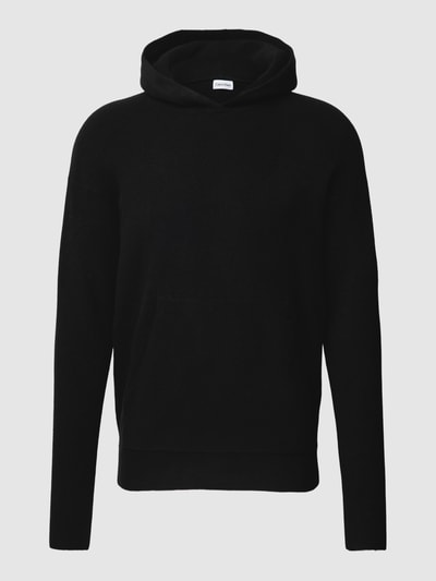 CK Calvin Klein Hoodie in Strick-Optik Modell 'LYCRA' Black 2