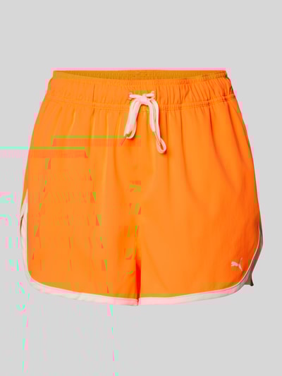 PUMA Relaxed fit zwembroek met logoprint Oranje - 1