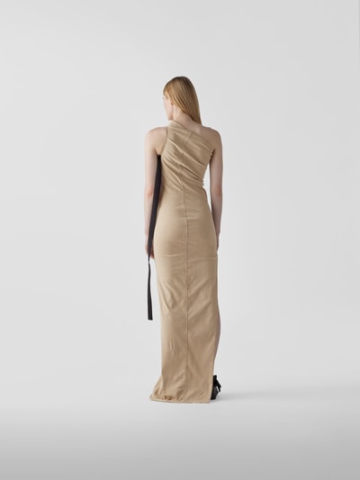 Rick Owens Maxikleid mit Applikation Beige 5