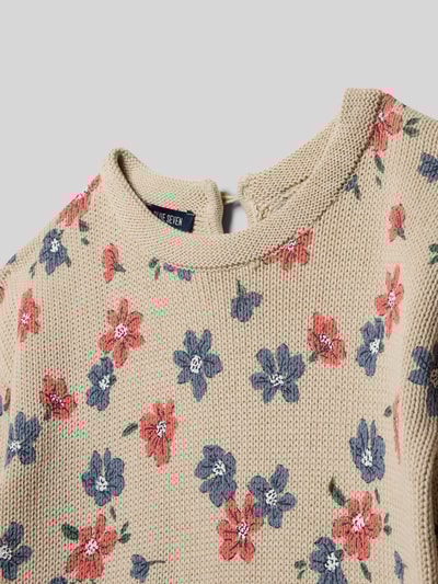 Blue Seven Regular Fit Pullover in Strick-Optik Offwhite 2