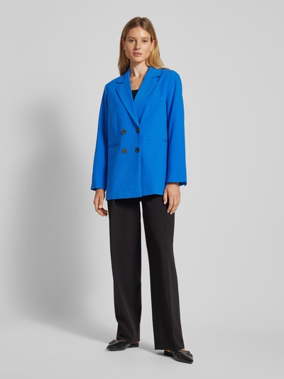 YAS Oversized Blazer mit Reverskragen Modell 'LIKKA' Blau 1