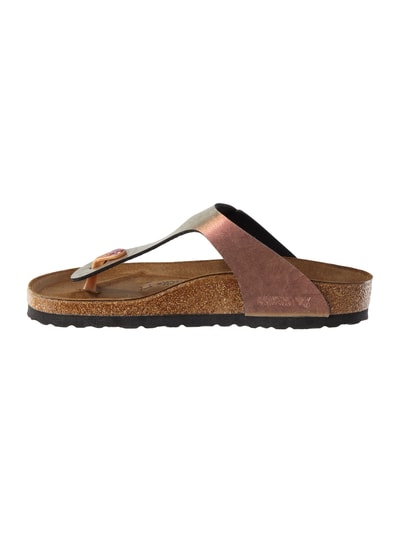 Birkenstock Zehentrenner 'Gizeh' in changierender Optik Kupfer 4