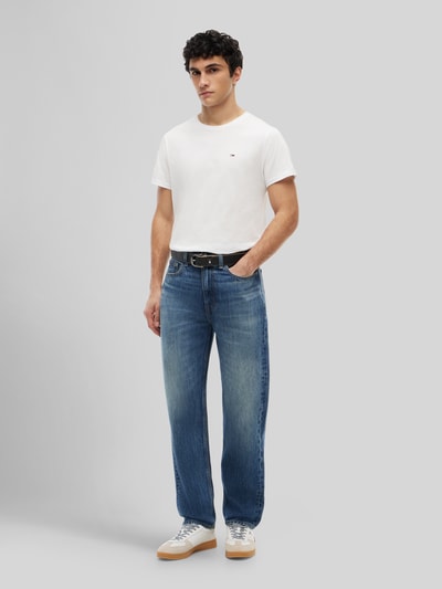 Tommy Jeans Jeansy o kroju tapered fit z mieszanki bawełny i lyocellu model 'SONNY' Ciemnoniebieski 1