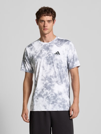 adidas Training T-shirt z nadrukiem z logo Jasnoszary 4