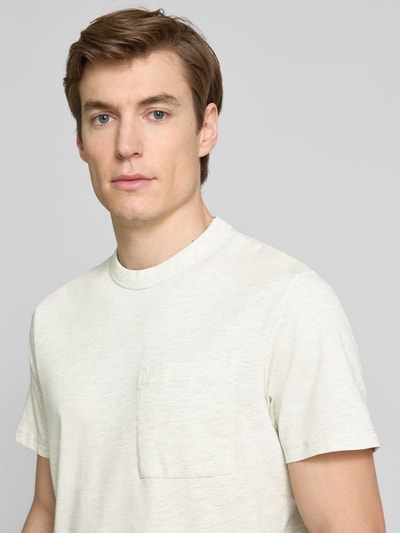 Casual Friday T-Shirt mit Rundhalsausschnitt Modell 'JASPER' Offwhite 3