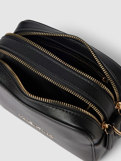 VALENTINO BAGS Umhängetasche mit Label-Applikation Modell 'ZERO' Black 4