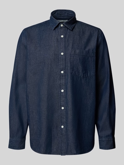 SELECTED HOMME Regular Fit Jeanshemd aus reiner Baumwolle Modell 'REGCARLO' Dunkelblau 2