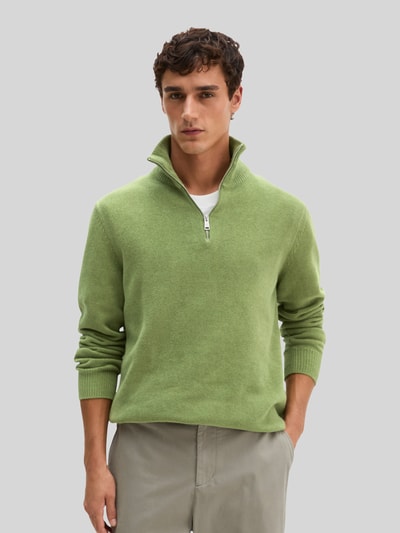 Marc O'Polo Pullover mit Troyerkragen Gruen 4