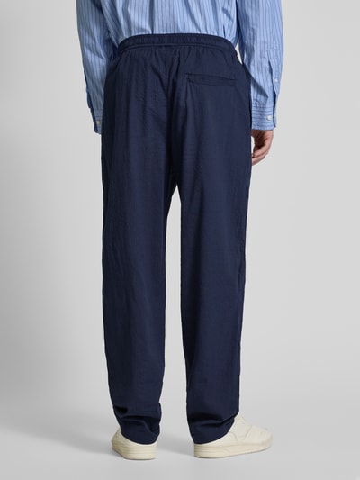 Redefined Rebel Loose Fit Stoffhose mit Strukturmuster Modell 'ANDY' Marine 5