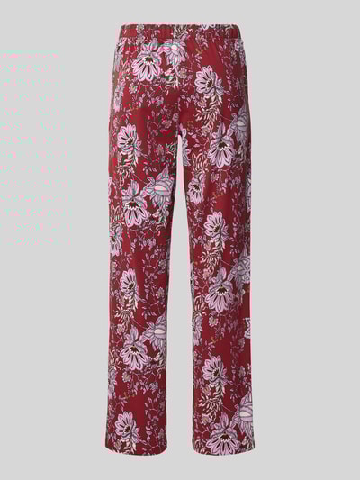 Schiesser Pyjama-Hose mit Tunnelzug Modell 'Millefleur' Rot 3