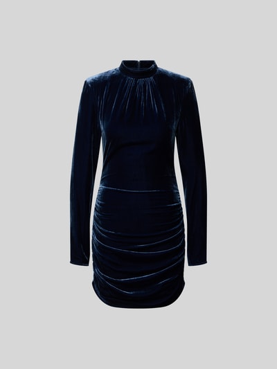 ROTATE Minikleid mit Stehkragen Graphit 2