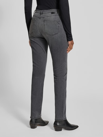 Brax Jeansy o kroju straight leg z 5 kieszeniami model ‘MARY’ Ciemnoszary 5