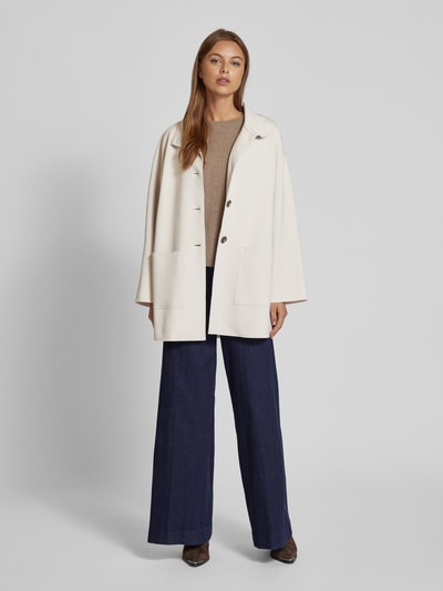 WHITE LABEL Jas met opstaande kraag Offwhite - 1