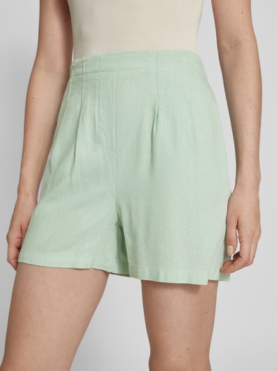 Vero Moda High waist korte broek in effen design Mintgroen - 3