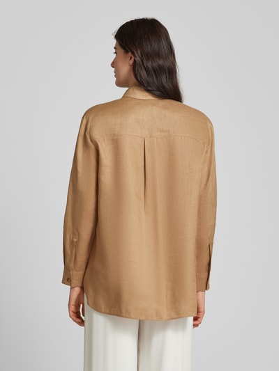 MM Overhemdblouse met knoopsluiting, model 'NOEL' Camel - 5