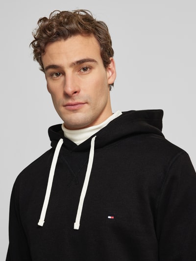 Tommy Hilfiger Hoodie mit Logo-Stitching Black 3