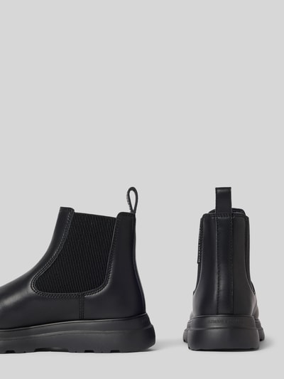 Armani Exchange Chelsea Boots aus Leder-Mix Modell 'LEA' Black 2