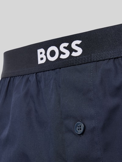 BOSS Boxershorts mit elastischem Bund im 2er-Pack Blau 2