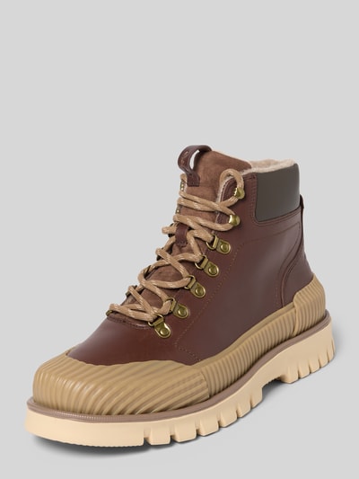 Gant Schnürstiefel mit Label-Detail Modell 'Nebrada' Cognac 1
